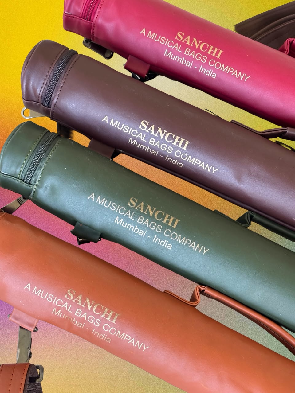 Sanchi Flute Bag - Forest Green