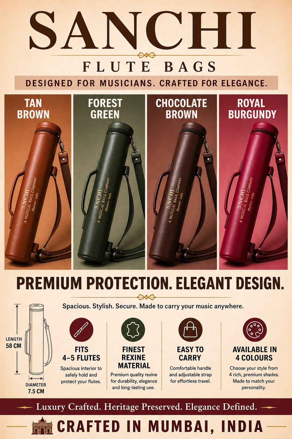 Sanchi Bag Design Detail - Protection Core
